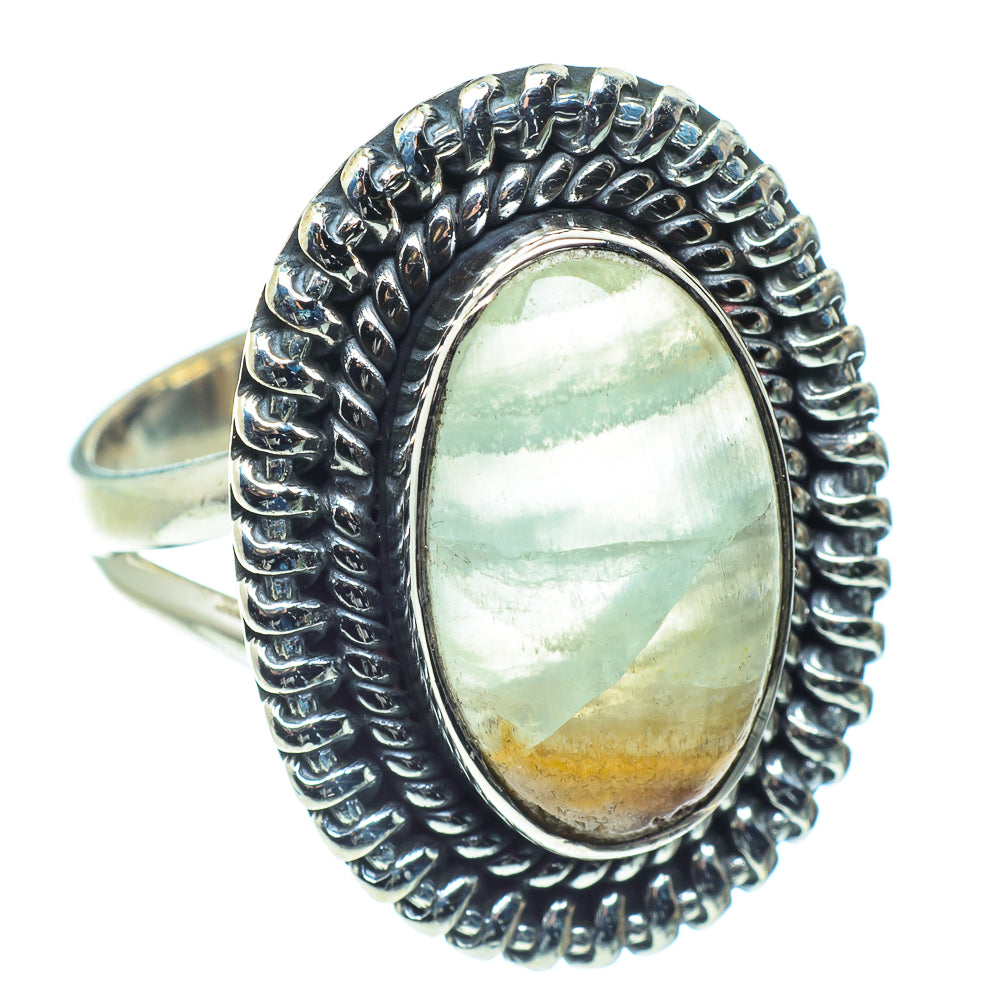 Green Fluorite Rings handcrafted by Ana Silver Co - RING59371