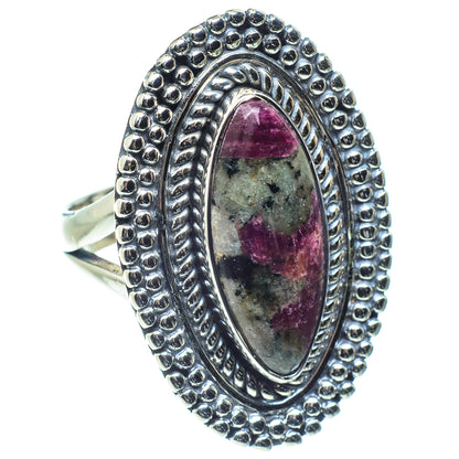 Russian Eudialyte Rings handcrafted by Ana Silver Co - RING59374