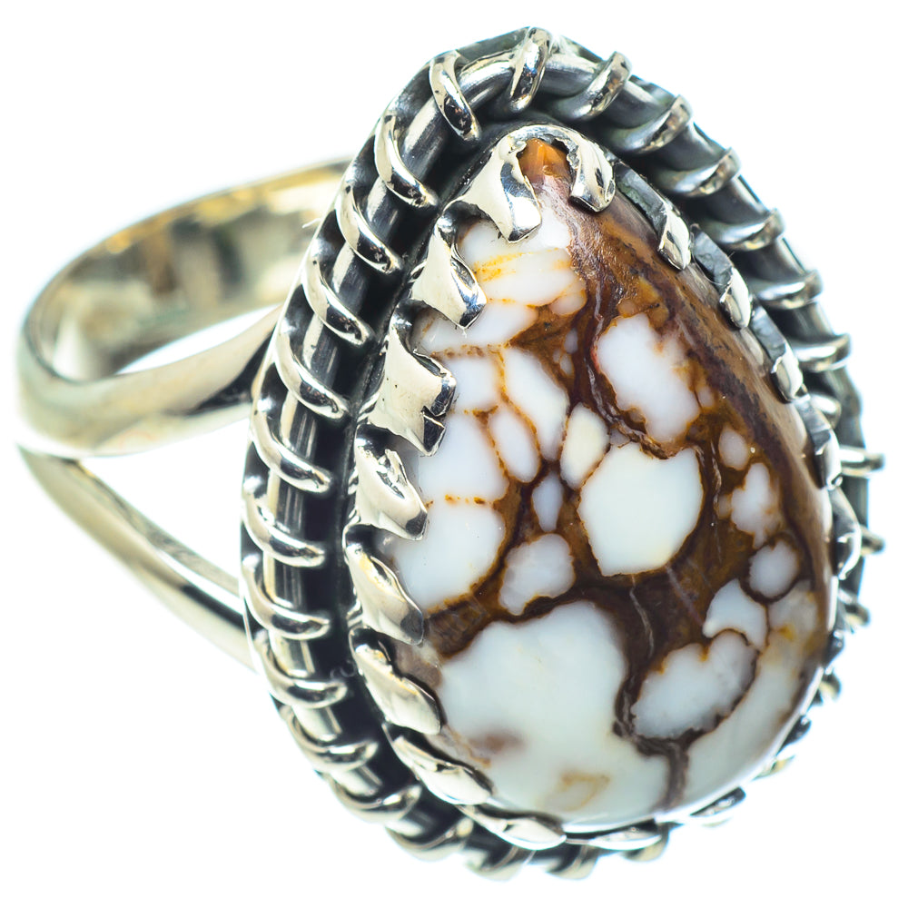 Peanut Wood Jasper Rings handcrafted by Ana Silver Co - RING59389