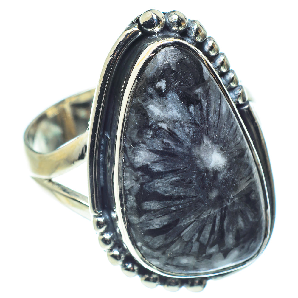 Chrysanthemum Stone Rings handcrafted by Ana Silver Co - RING59391