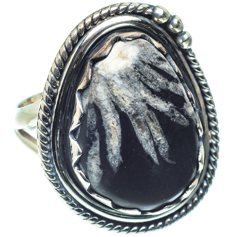 Chrysanthemum Stone Rings handcrafted by Ana Silver Co - RING59399