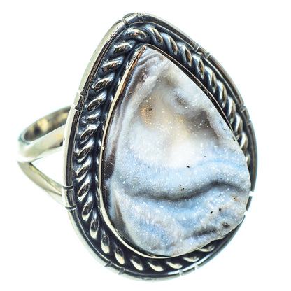 Desert Druzy Rings handcrafted by Ana Silver Co - RING59409