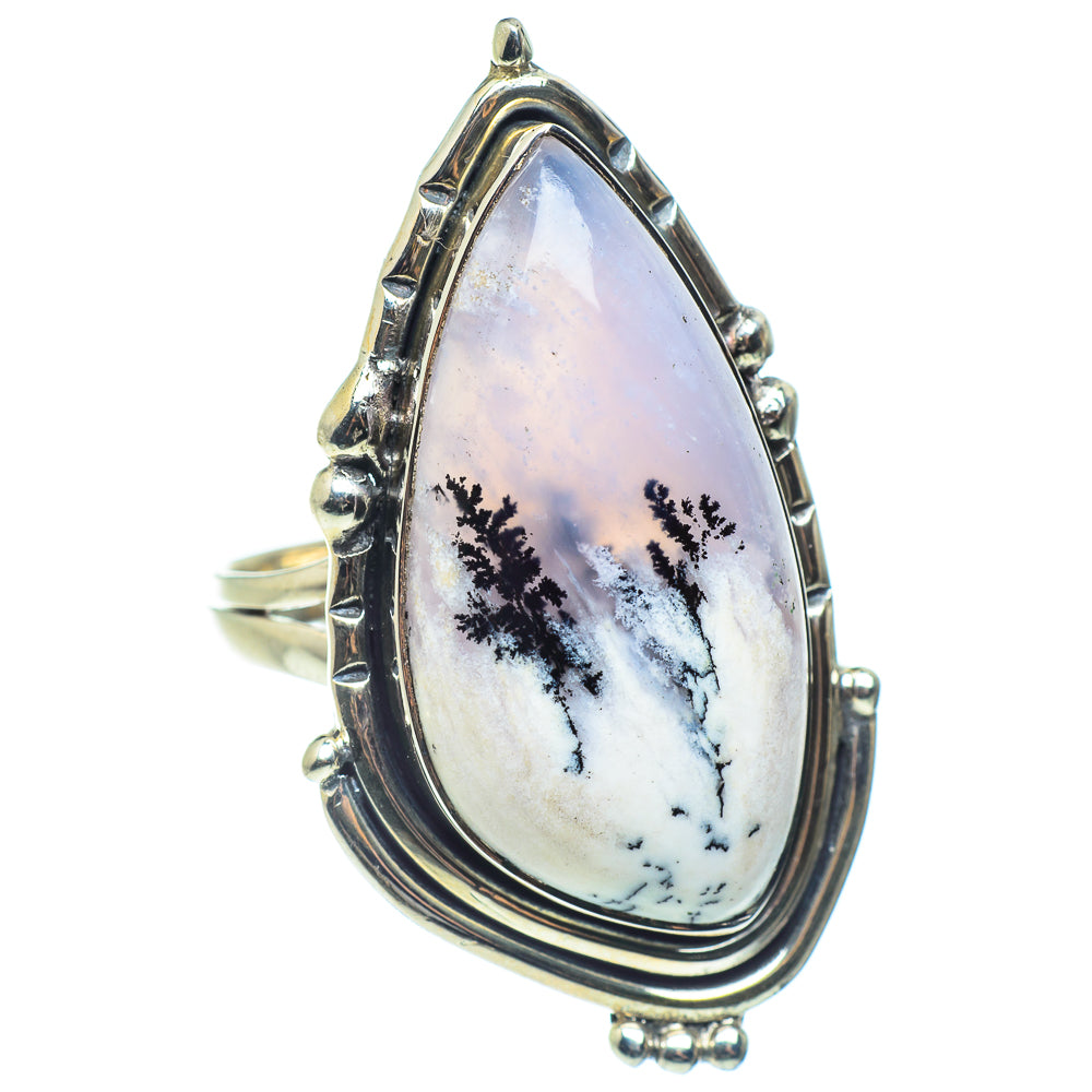 Dendritic Opal Rings handcrafted by Ana Silver Co - RING59419