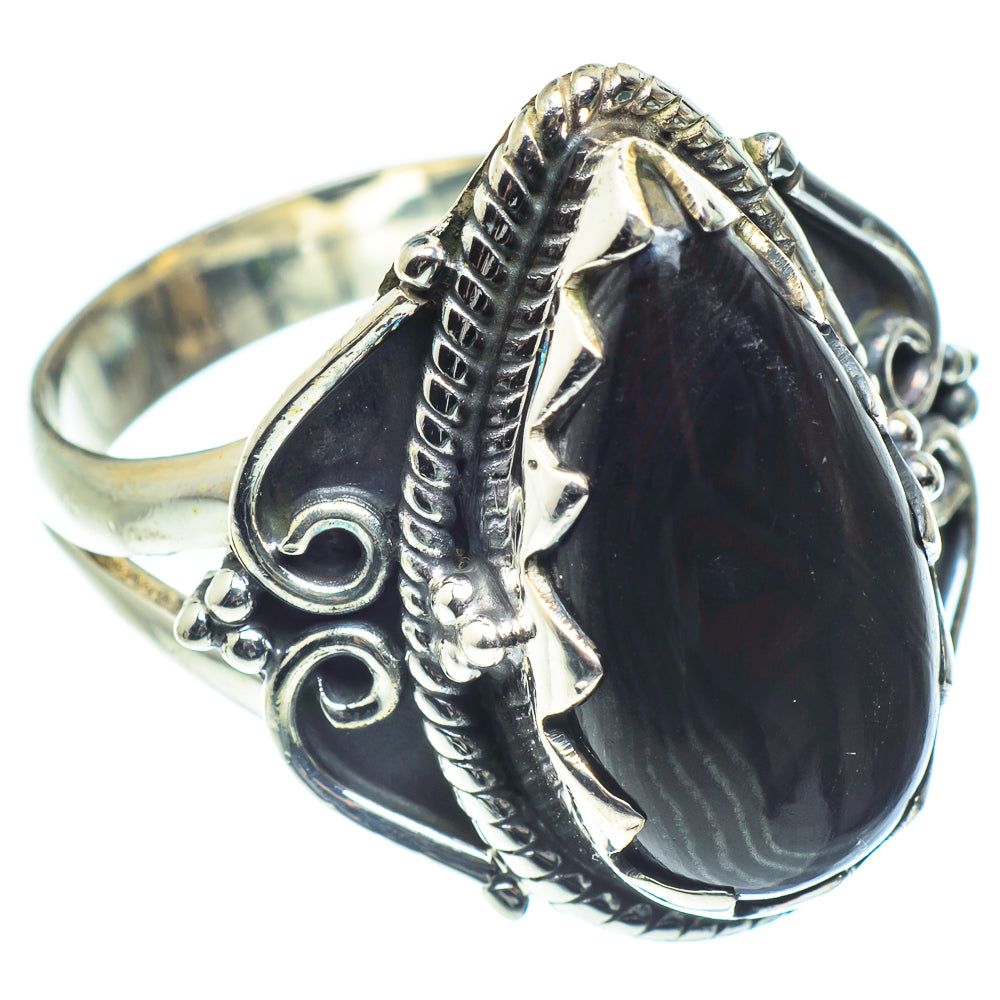 Psilomelane Rings handcrafted by Ana Silver Co - RING59420