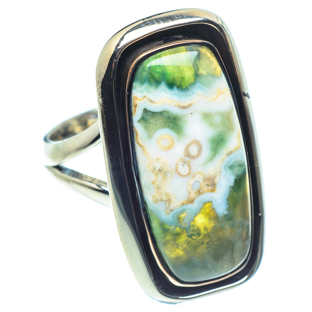 Ocean Jasper Rings handcrafted by Ana Silver Co - RING59422