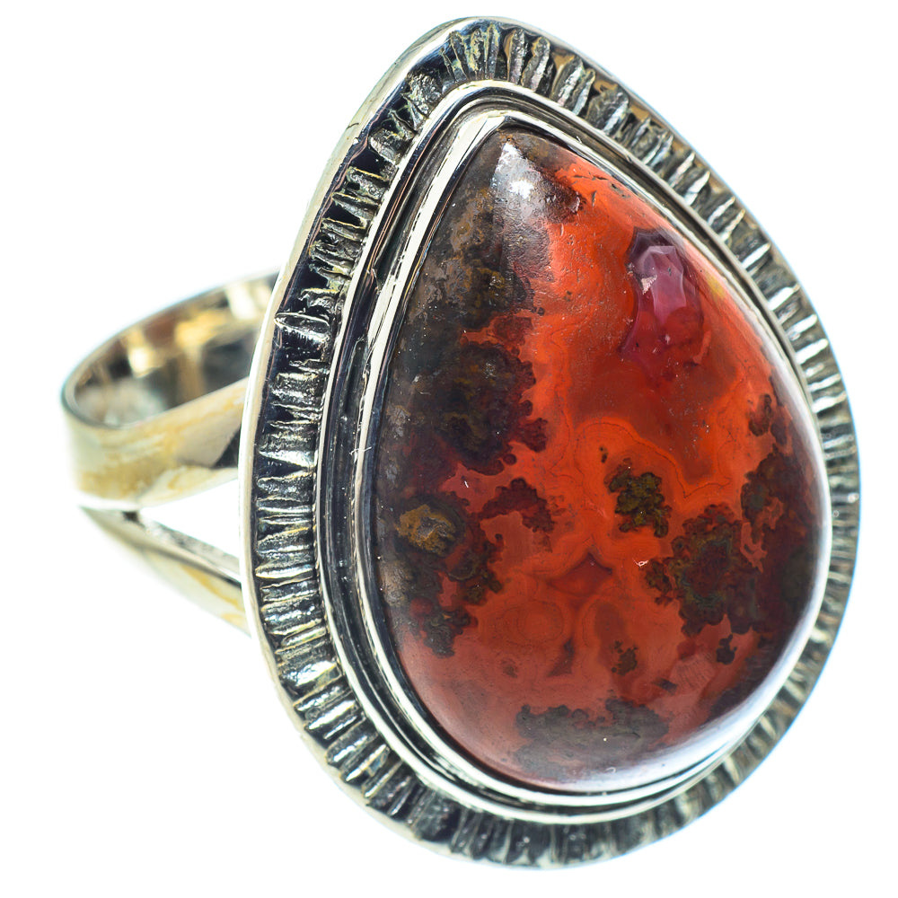 Moroccan Agate Rings handcrafted by Ana Silver Co - RING59423