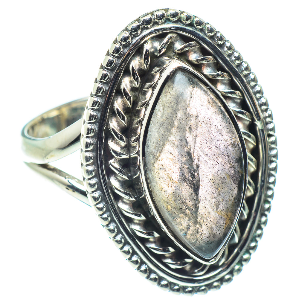 Labradorite Rings handcrafted by Ana Silver Co - RING59426
