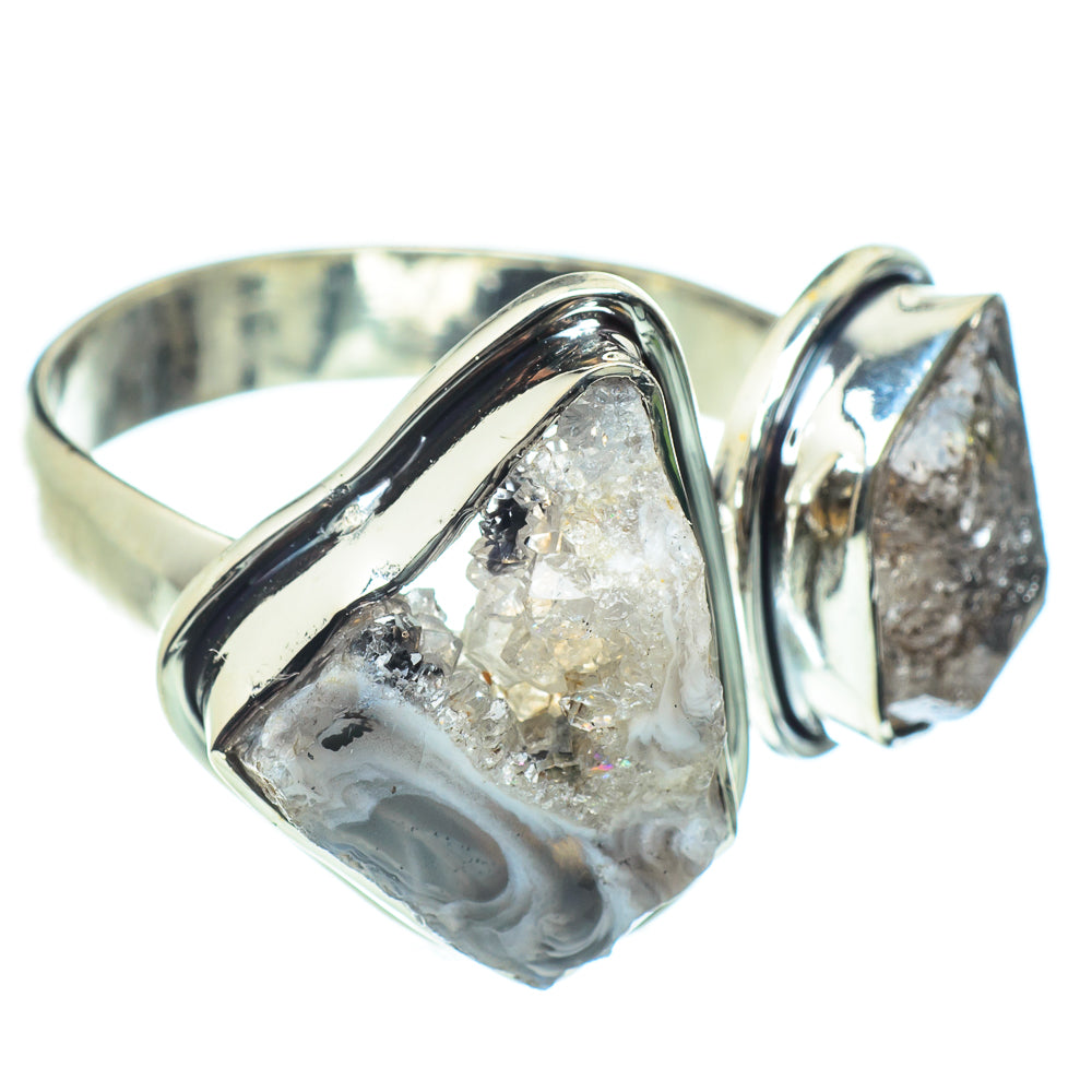 Desert Druzy Rings handcrafted by Ana Silver Co - RING59429