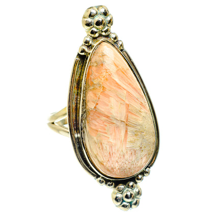 Scolecite Rings handcrafted by Ana Silver Co - RING59452