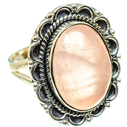 Rose Quartz Rings handcrafted by Ana Silver Co - RING59460