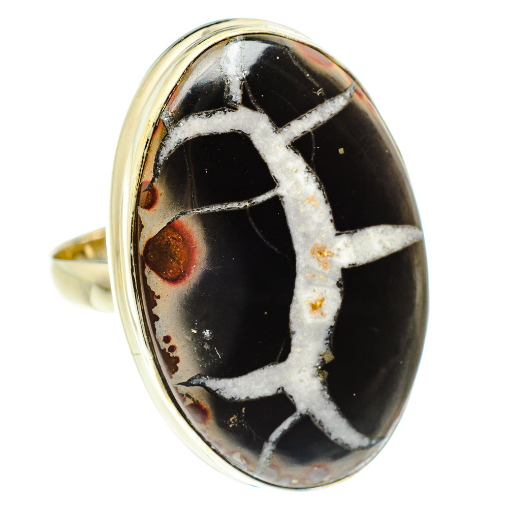 Septarian Geode Rings handcrafted by Ana Silver Co - RING59461
