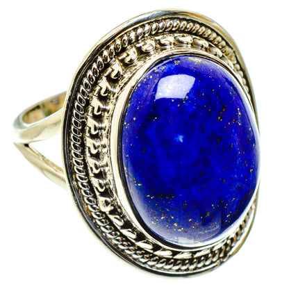 Lapis Lazuli Rings handcrafted by Ana Silver Co - RING59472