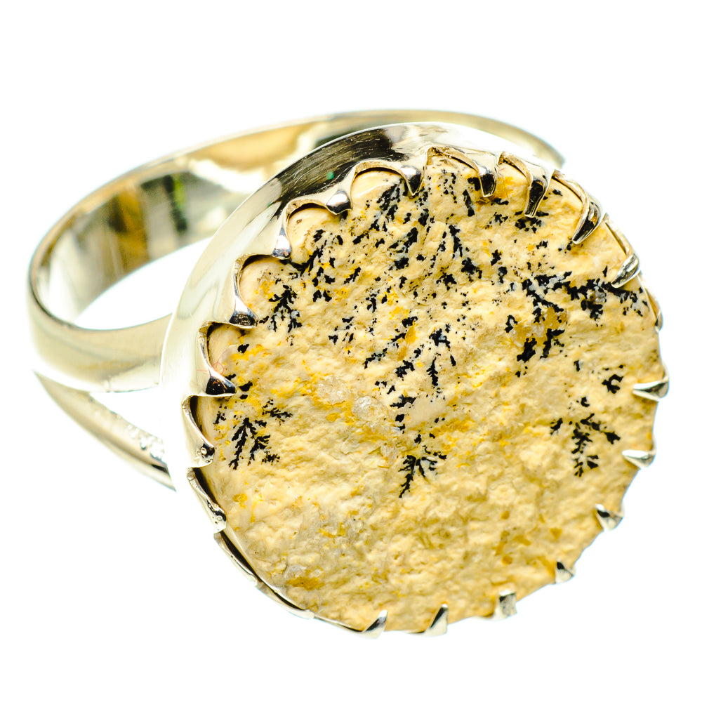 Germany Psilomelane Dendrite Rings handcrafted by Ana Silver Co - RING59493