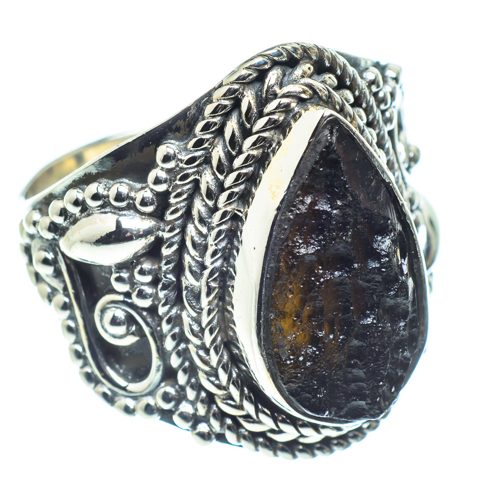 Tektite Rings handcrafted by Ana Silver Co - RING59503