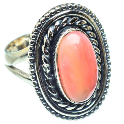 Pink Opal Rings handcrafted by Ana Silver Co - RING59506