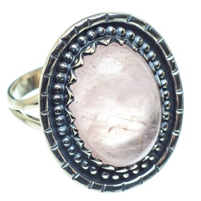 Rose Quartz Rings handcrafted by Ana Silver Co - RING59507