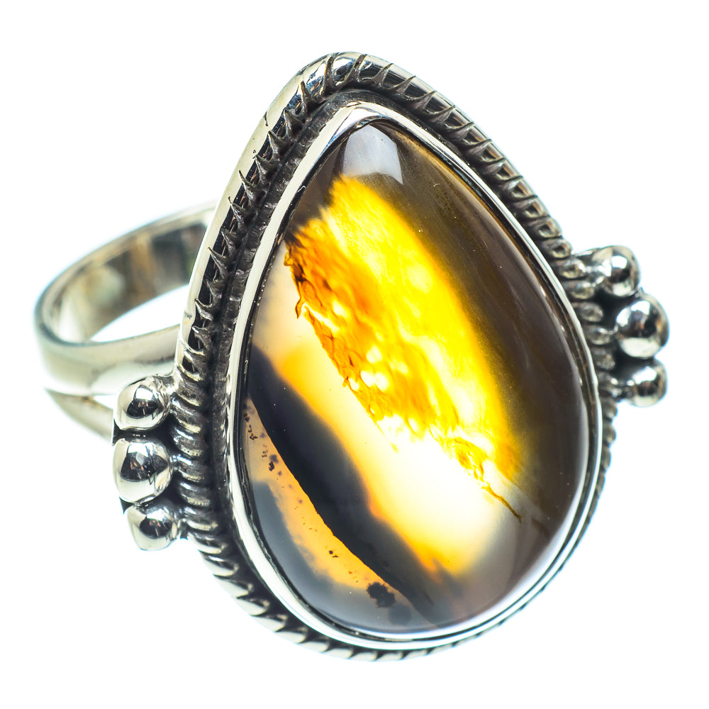 Montana Agate Rings handcrafted by Ana Silver Co - RING59513