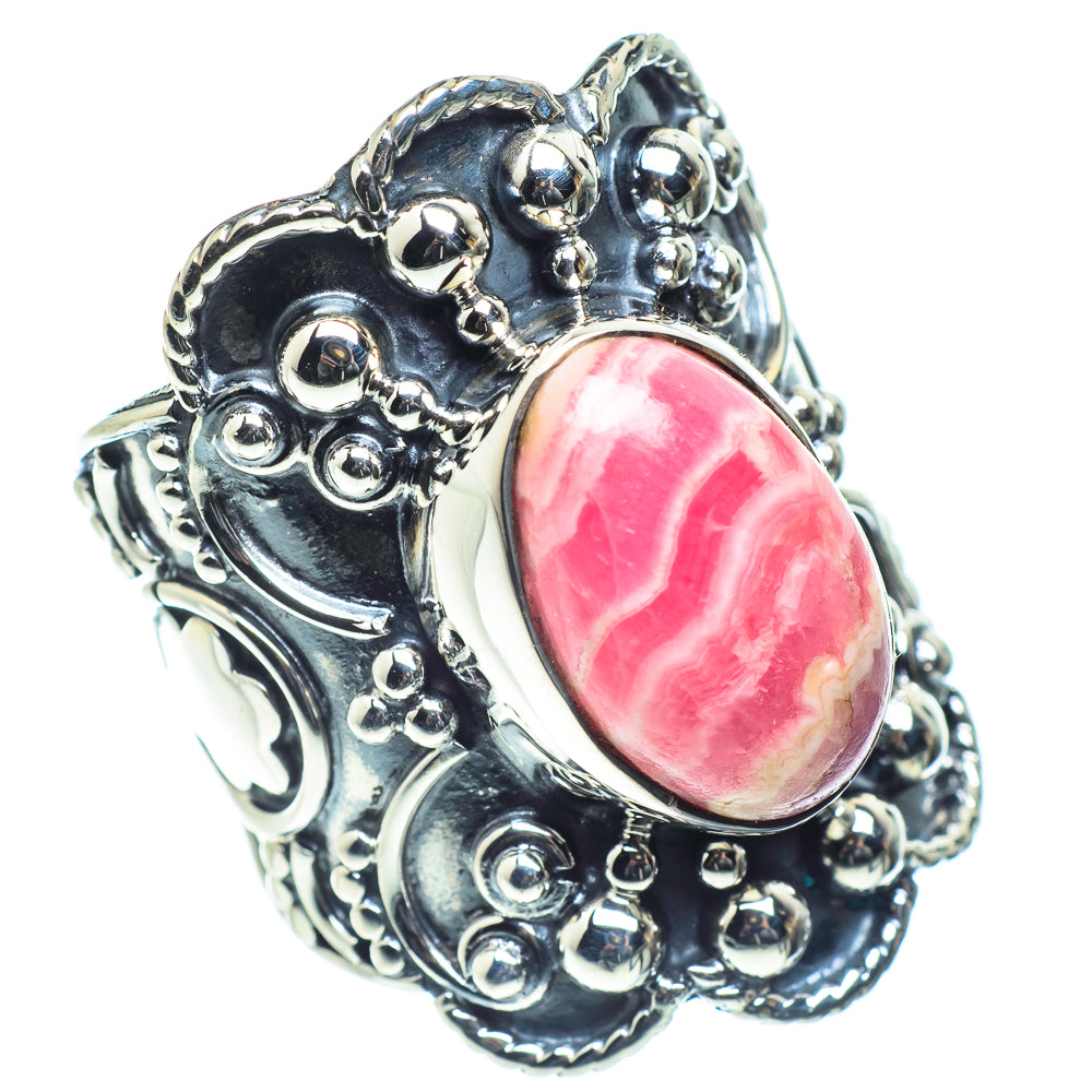 Rhodochrosite Rings handcrafted by Ana Silver Co - RING59558