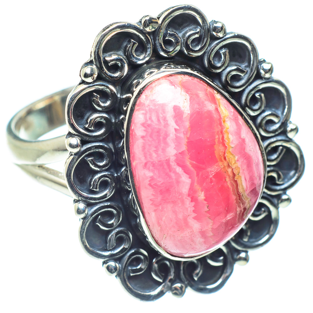 Rhodochrosite Rings handcrafted by Ana Silver Co - RING59570
