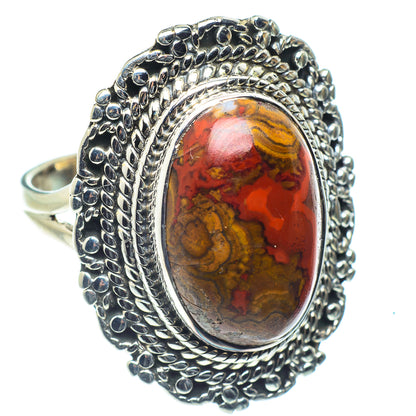 Moroccan Agate Rings handcrafted by Ana Silver Co - RING59574