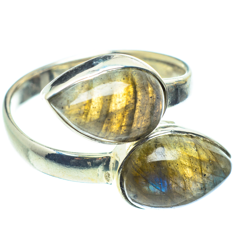Labradorite Rings handcrafted by Ana Silver Co - RING59576