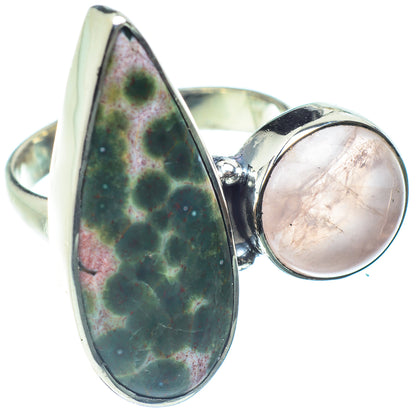Ocean Jasper Rings handcrafted by Ana Silver Co - RING59584