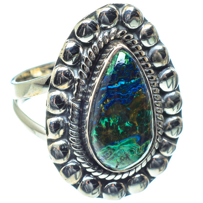 Azurite Rings handcrafted by Ana Silver Co - RING59587