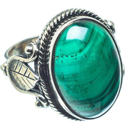 Malachite Rings handcrafted by Ana Silver Co - RING59588