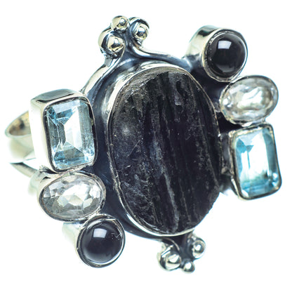 Tektite Rings handcrafted by Ana Silver Co - RING59596