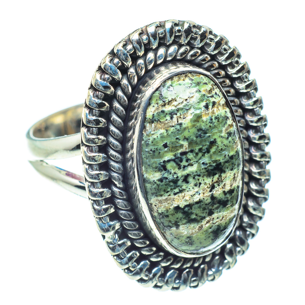 Lizard Jasper Rings handcrafted by Ana Silver Co - RING59603