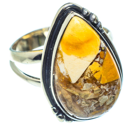Brecciated Mookaite Rings handcrafted by Ana Silver Co - RING59630