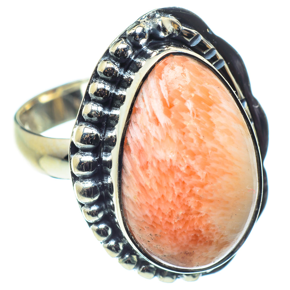 Scolecite Rings handcrafted by Ana Silver Co - RING59631