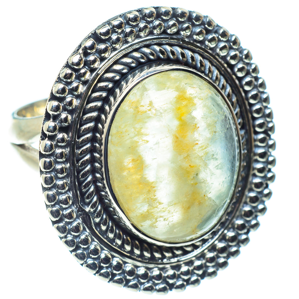 Green Fluorite Rings handcrafted by Ana Silver Co - RING59636
