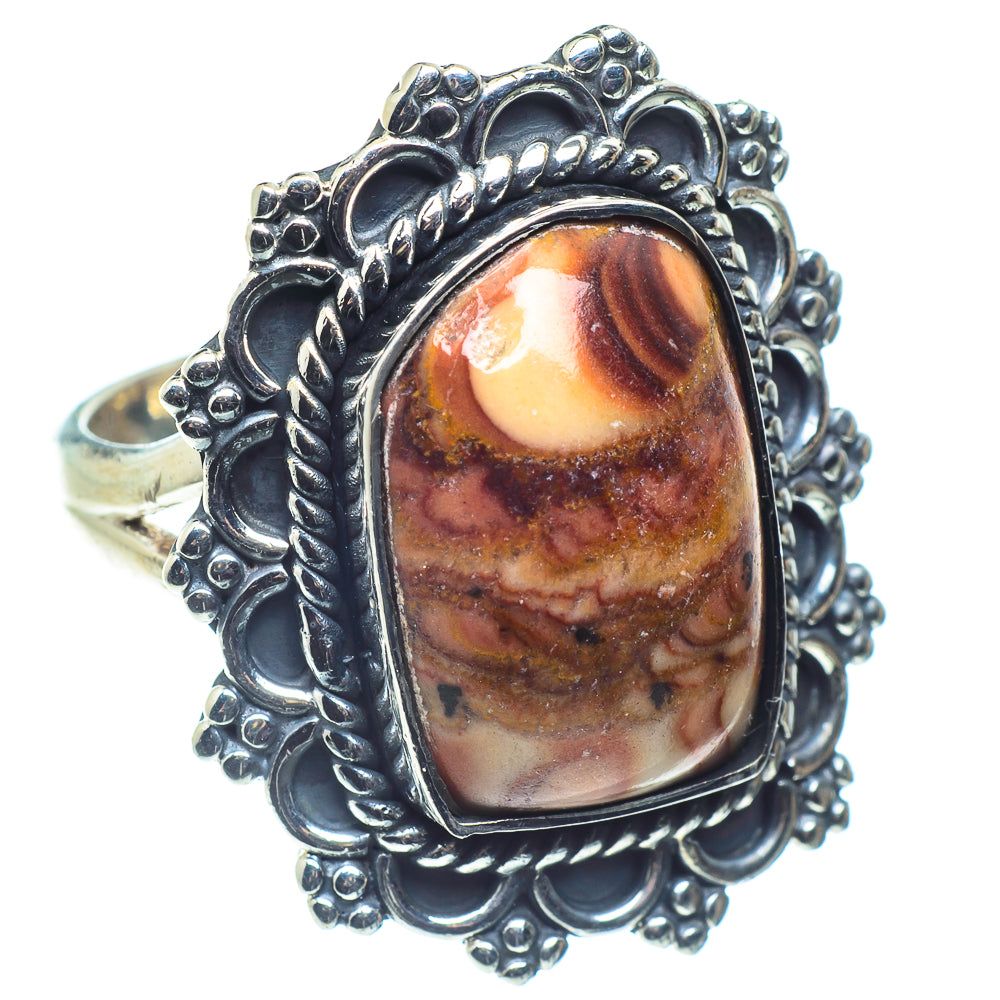 Mookaite Rings handcrafted by Ana Silver Co - RING59643