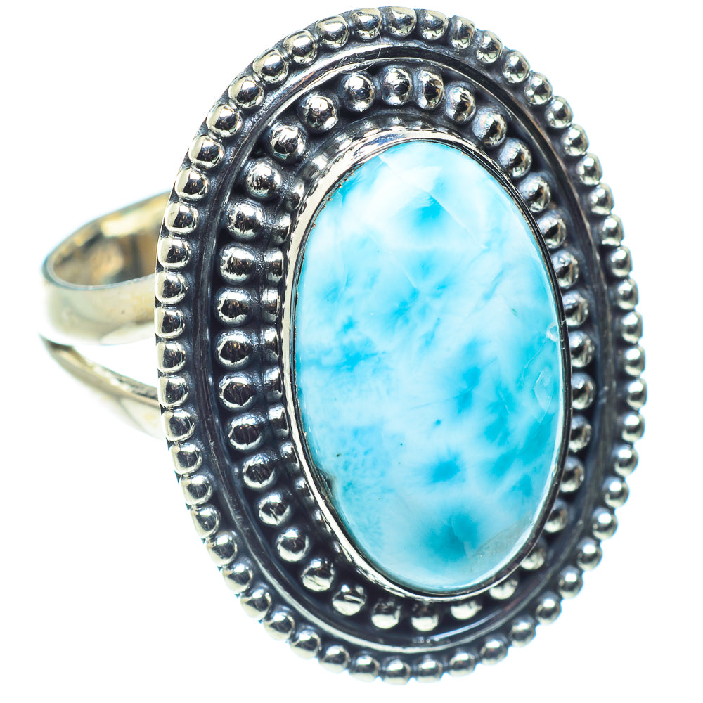 Larimar Rings handcrafted by Ana Silver Co - RING59660