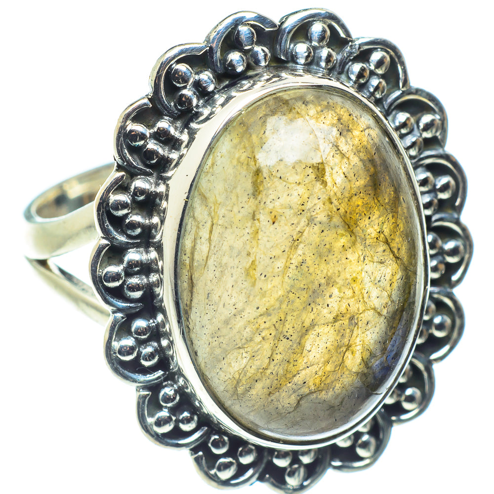 Labradorite Rings handcrafted by Ana Silver Co - RING59661