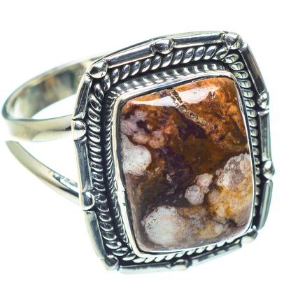 Peanut Wood Jasper Rings handcrafted by Ana Silver Co - RING59663