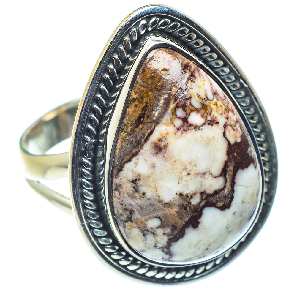 Peanut Wood Jasper Rings handcrafted by Ana Silver Co - RING59666