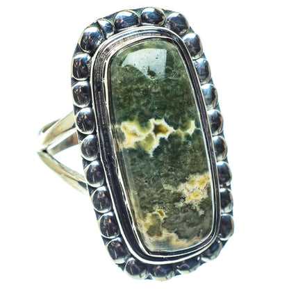 Ocean Jasper Rings handcrafted by Ana Silver Co - RING59668