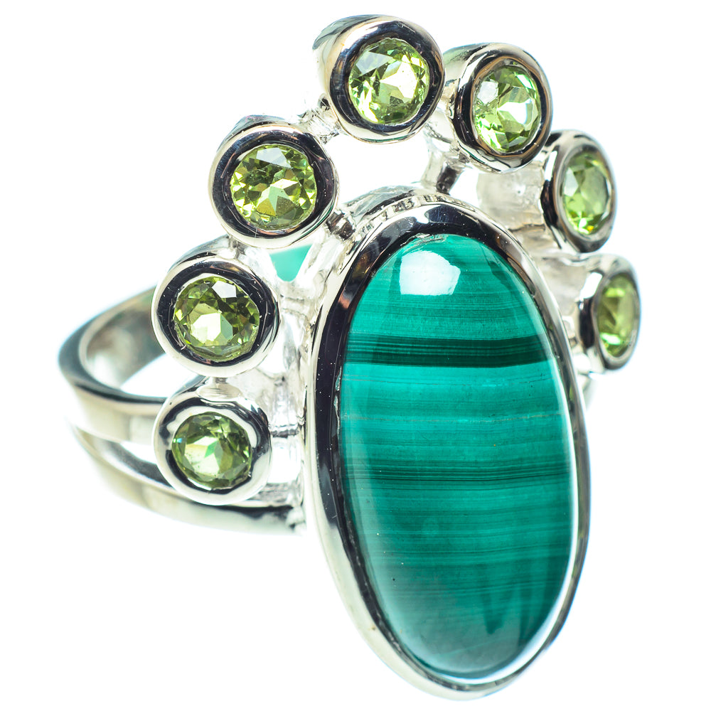 Malachite Rings handcrafted by Ana Silver Co - RING59695
