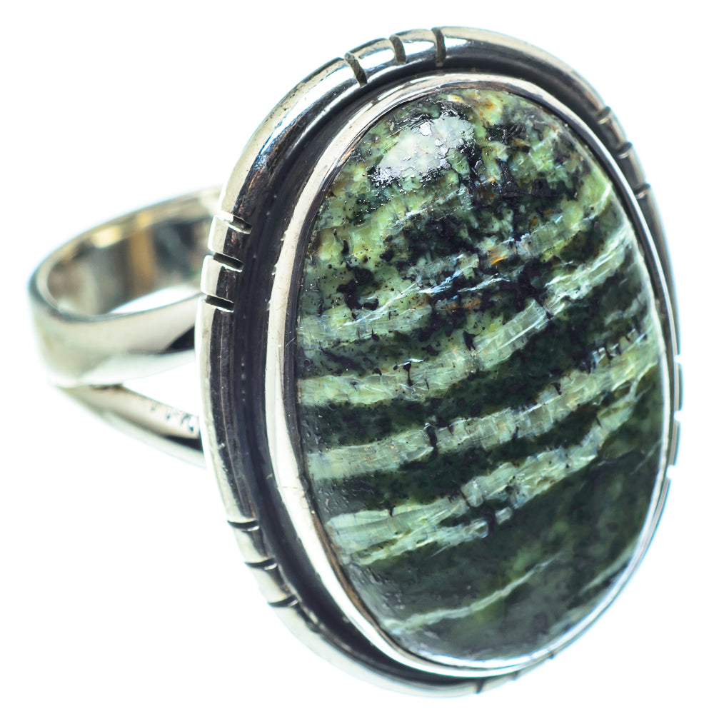 Lizard Jasper Rings handcrafted by Ana Silver Co - RING59698