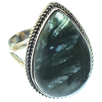 Seraphinite Rings handcrafted by Ana Silver Co - RING59707