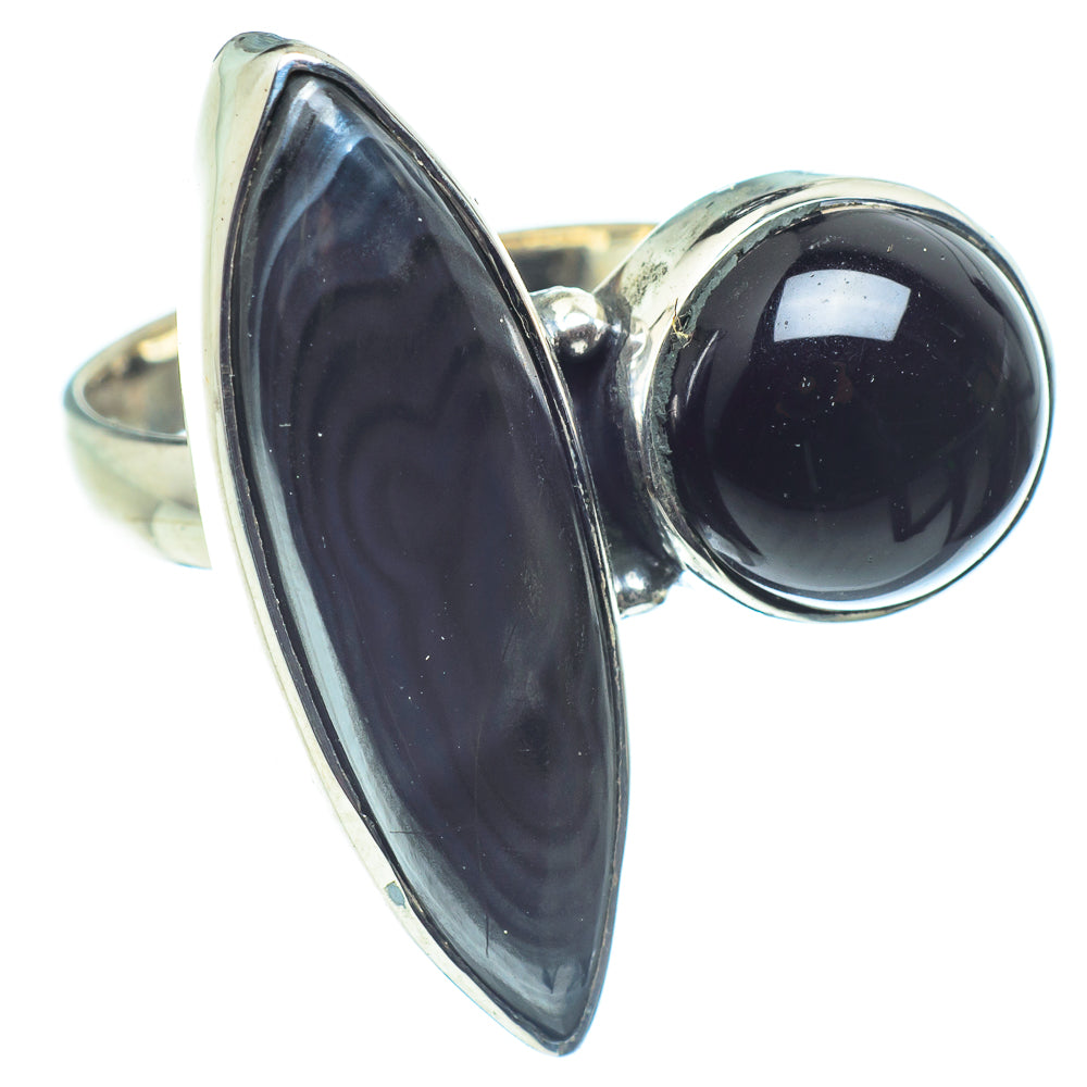 Psilomelane Rings handcrafted by Ana Silver Co - RING59713