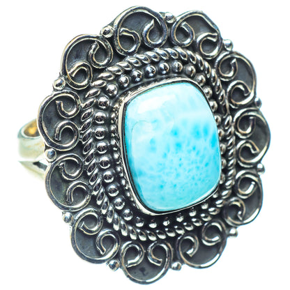 Larimar Rings handcrafted by Ana Silver Co - RING59716