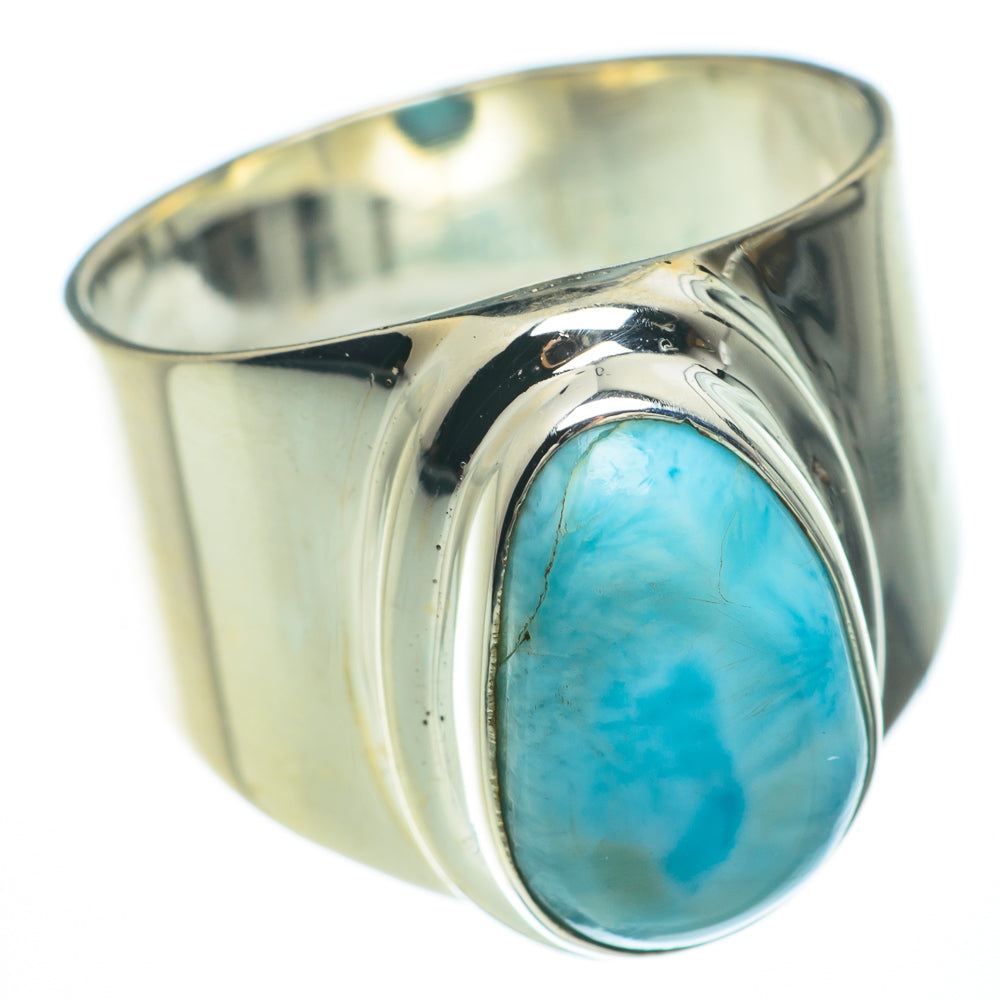 Larimar Rings handcrafted by Ana Silver Co - RING59726
