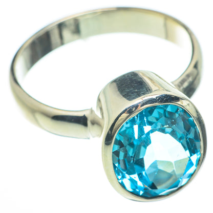 Blue Topaz Rings handcrafted by Ana Silver Co - RING59727