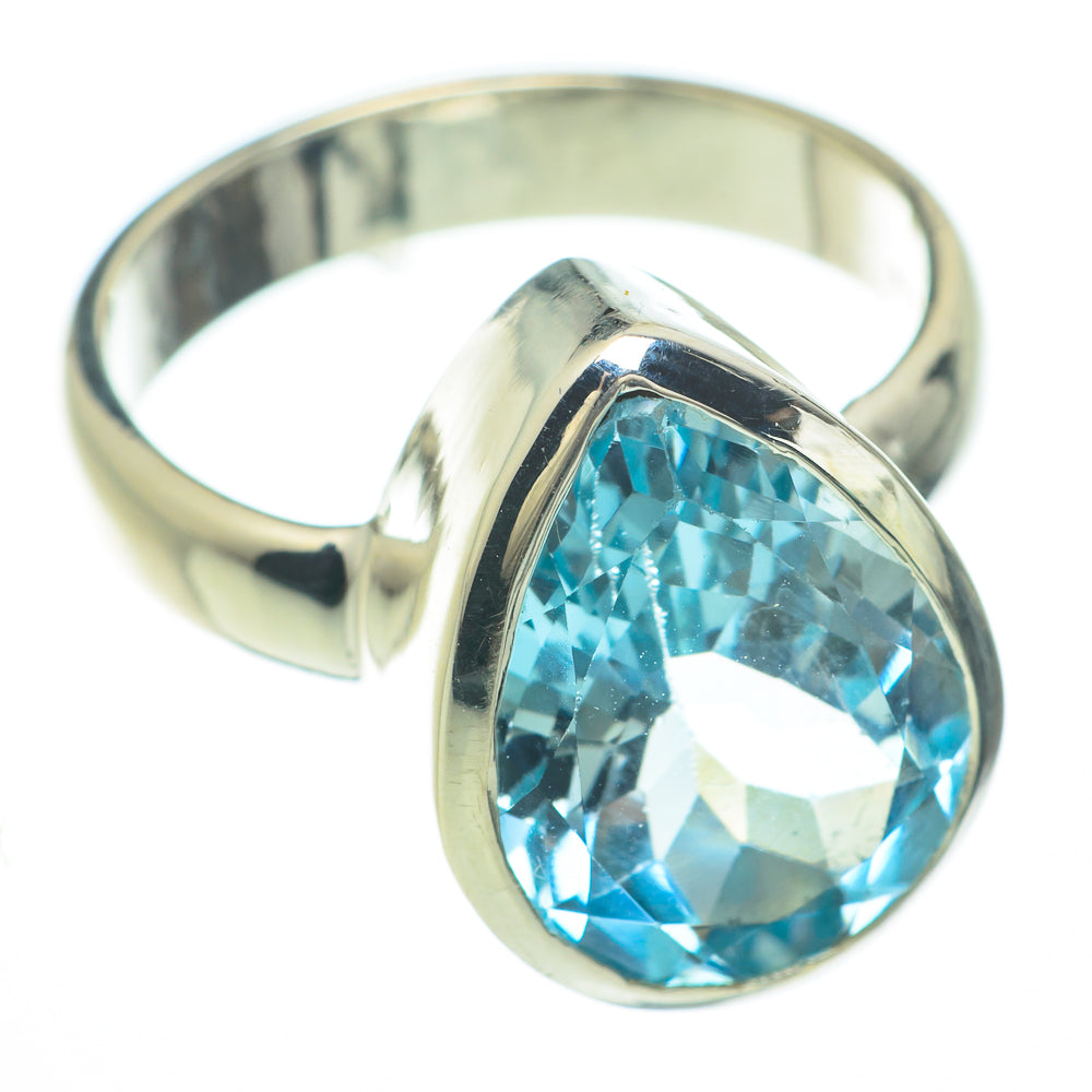 Blue Topaz Rings handcrafted by Ana Silver Co - RING59729