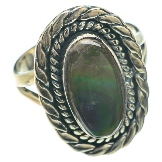 Ammolite Rings handcrafted by Ana Silver Co - RING59734