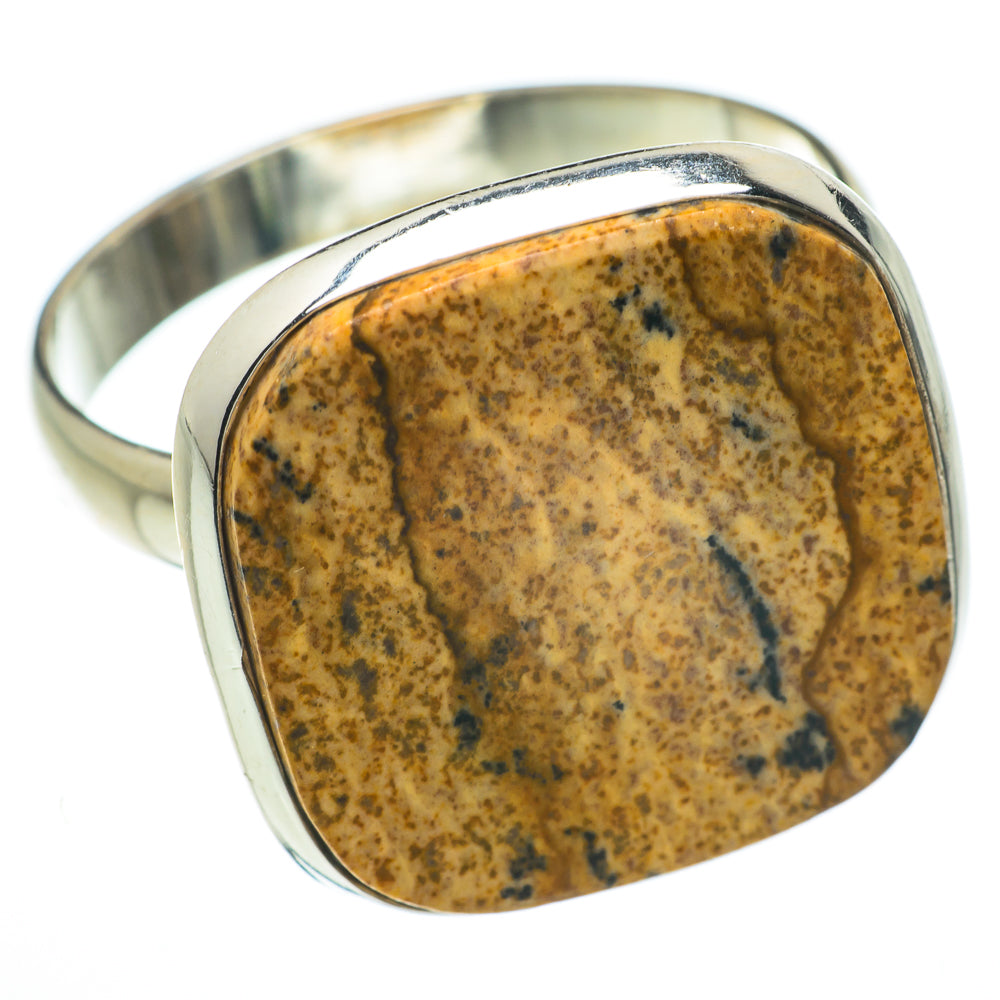 Picture Jasper Rings handcrafted by Ana Silver Co - RING59738