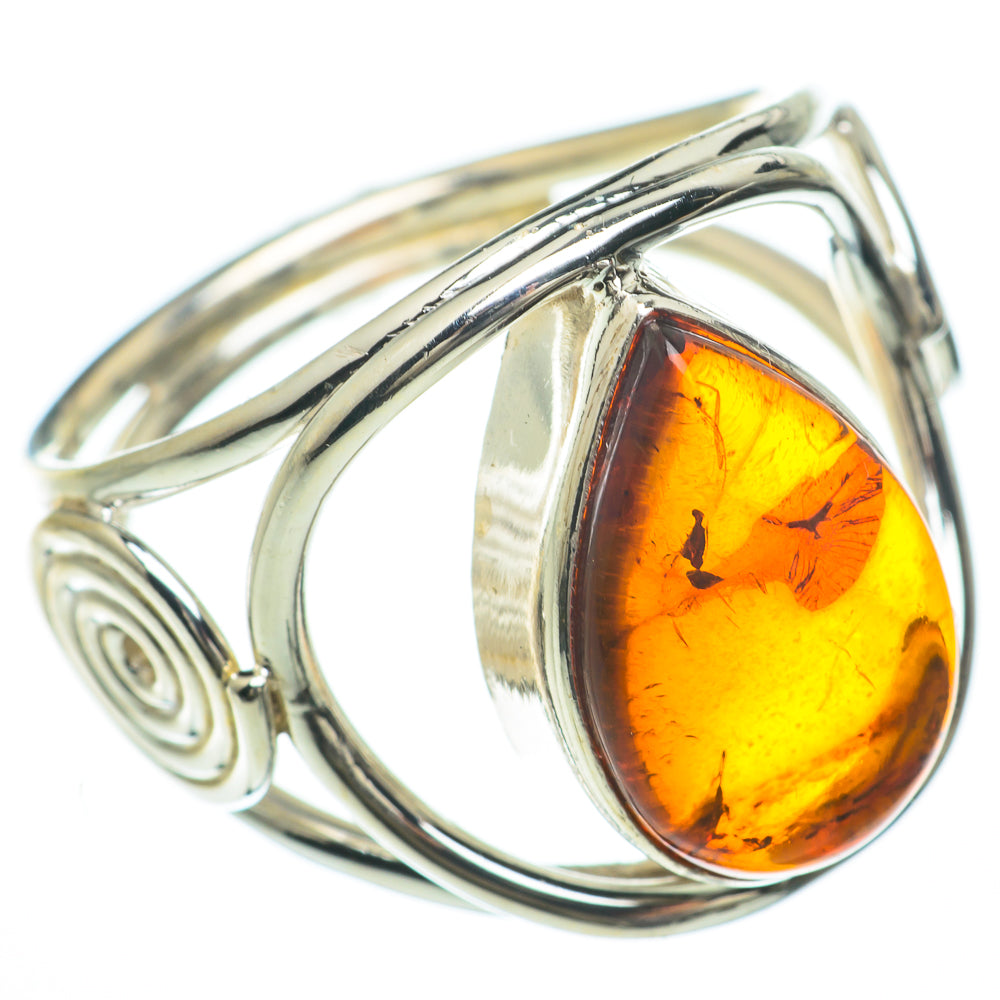 Baltic Amber Rings handcrafted by Ana Silver Co - RING59743